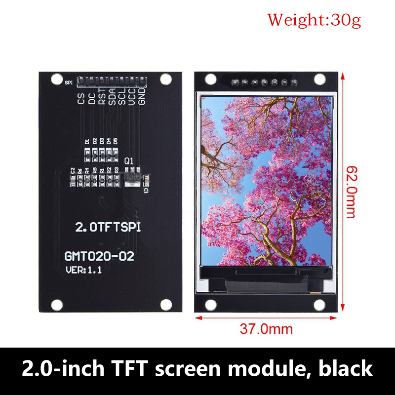 Tft Display 2.4 - 1.77/2.0/2.4/2.8-дюймовый SPI TFT LCD модуль экрана