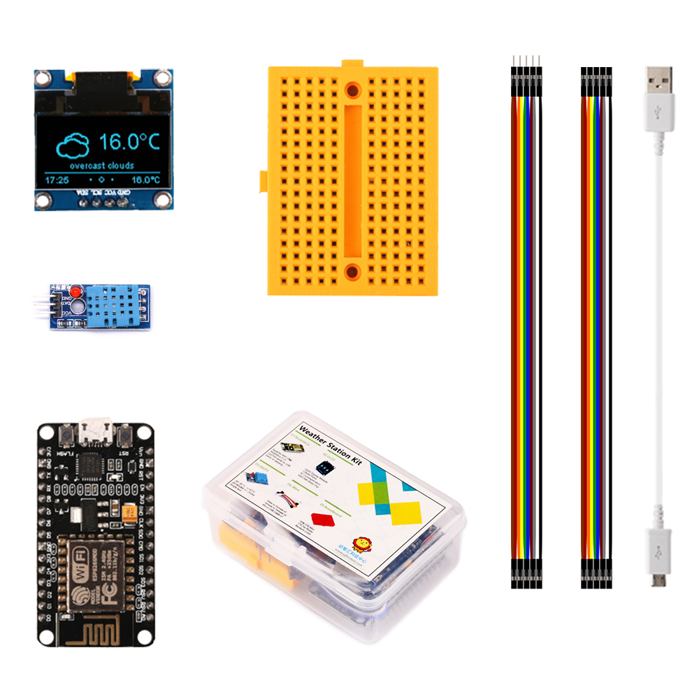 Oled Display 0.96 - Метеостанция ESP8266, набор «сделай сам» с