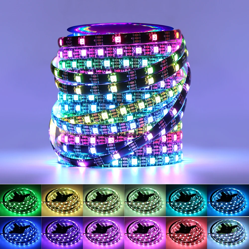 Ws2812B Strip 5V - 5 В WS2812B Pixel RGB Светодиодная