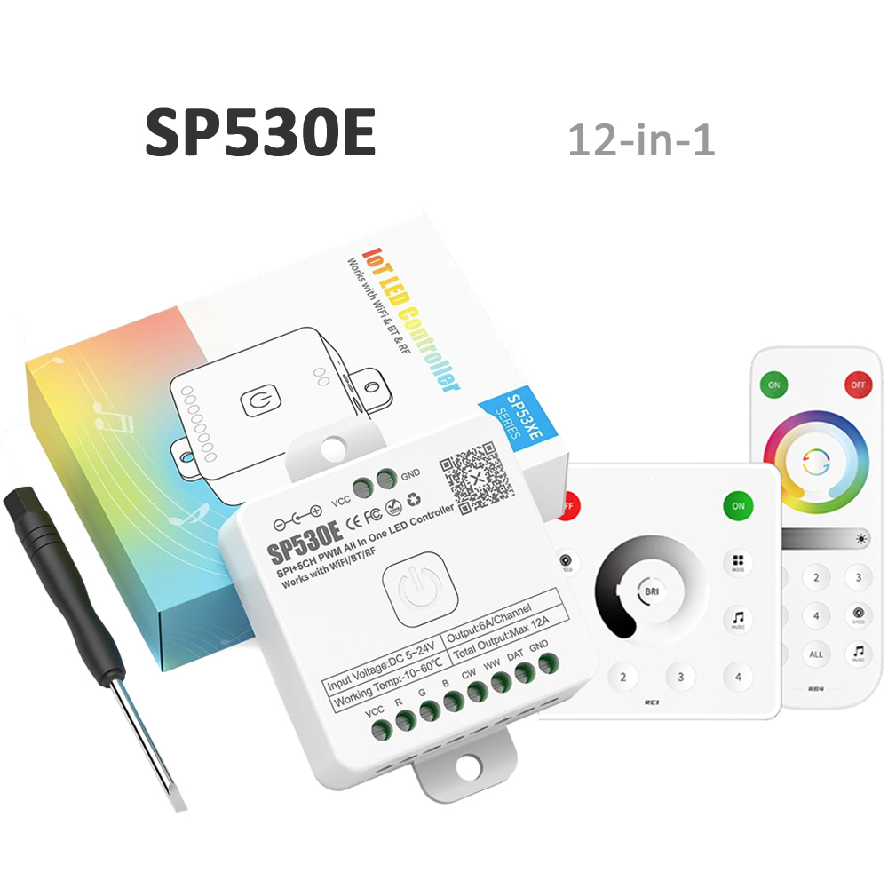 Ws2812B Strip 5V - Контроллер светодиодной ленты SP530E с Wi-Fi