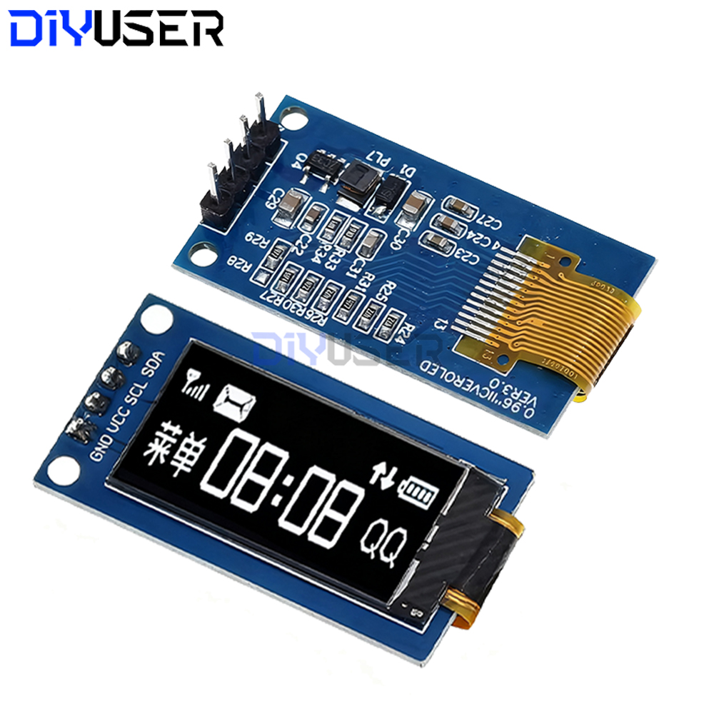 Oled Display 0.96 - 0,96-дюймовый OLED-дисплей 64x128 SSD1107 SPI I2C,