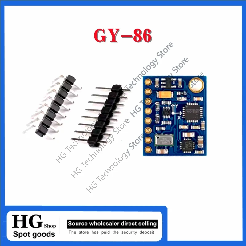 Mpu6050 - Параметры 10DOF MS5611 HMC5883L MPU6050, модуль