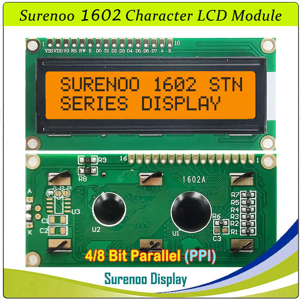 Дисплейный модуль Surenoo 1602 – обзор и цена Lcd 1602
