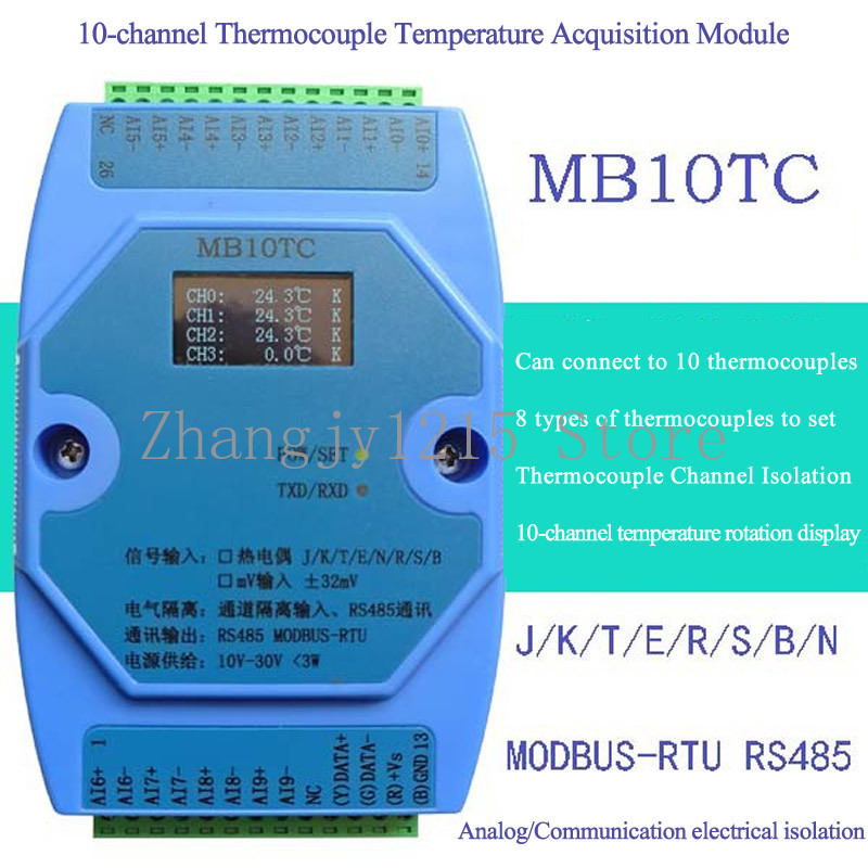 4/6/8/10 каналов Модуль измере – обзор и цена Thermocouple Module K Type