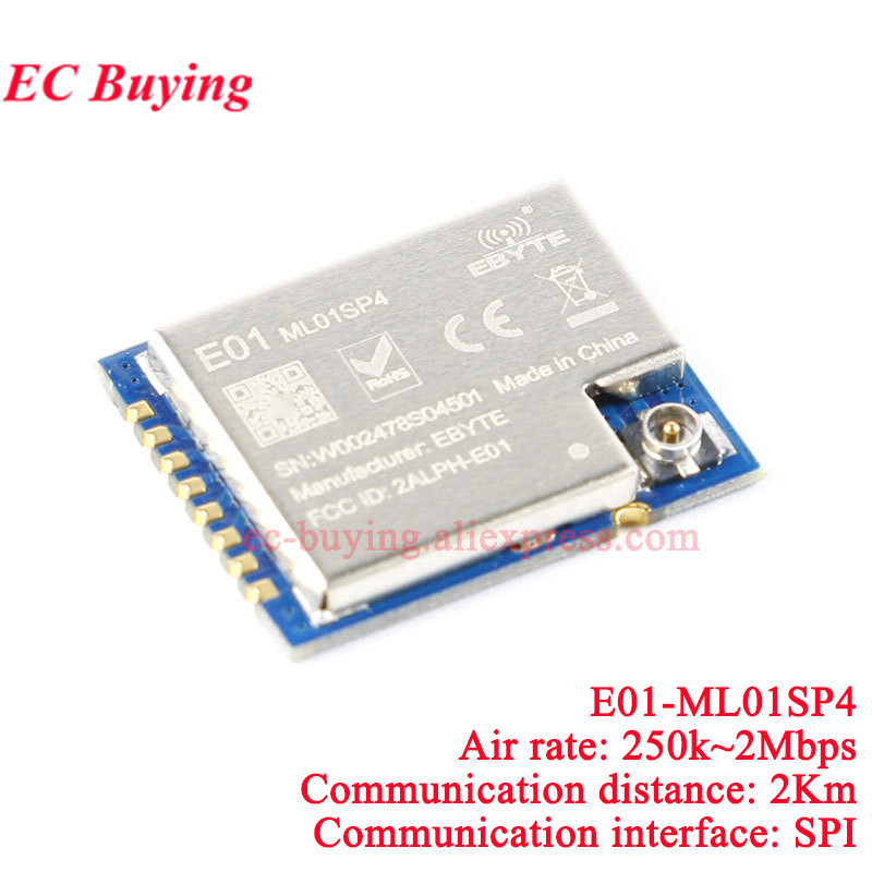 10 шт./1 шт. E01-2G4M27SX ML01 – обзор и цена Nrf24L01