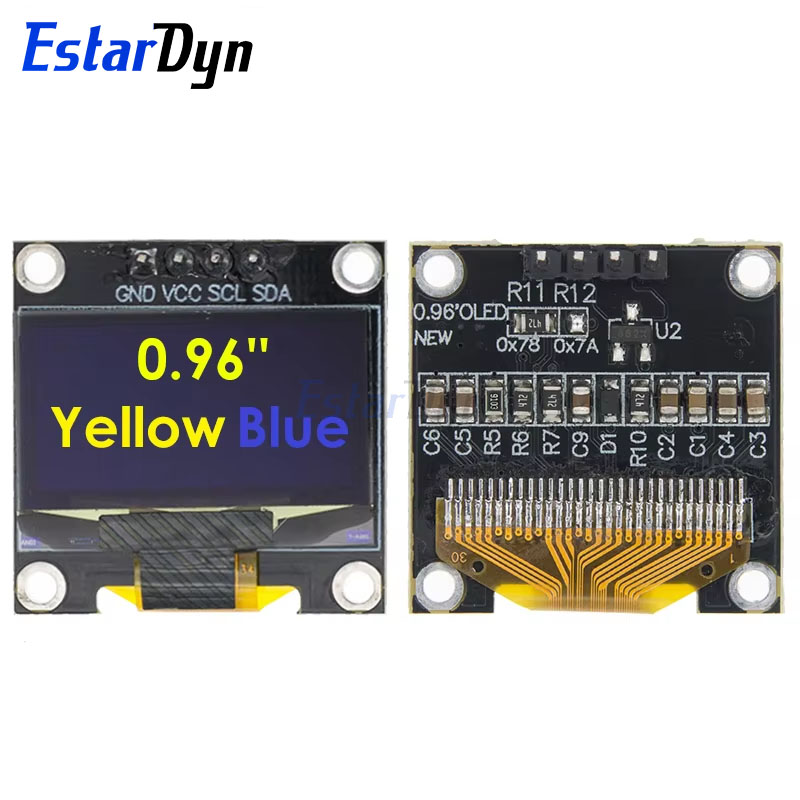 0,96-дюймовый OLED-дисплей IIC – обзор и цена Oled Display 0.96