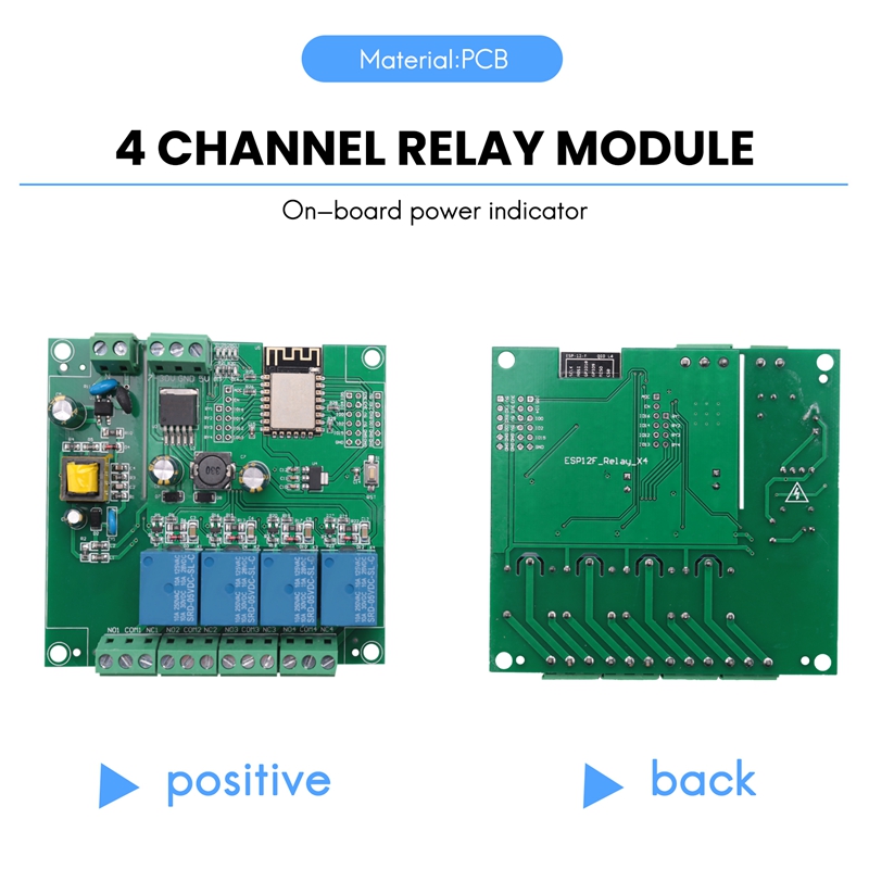 Беспроводной Wi-Fi модуль реле – обзор и цена Relay Module 4 Channel