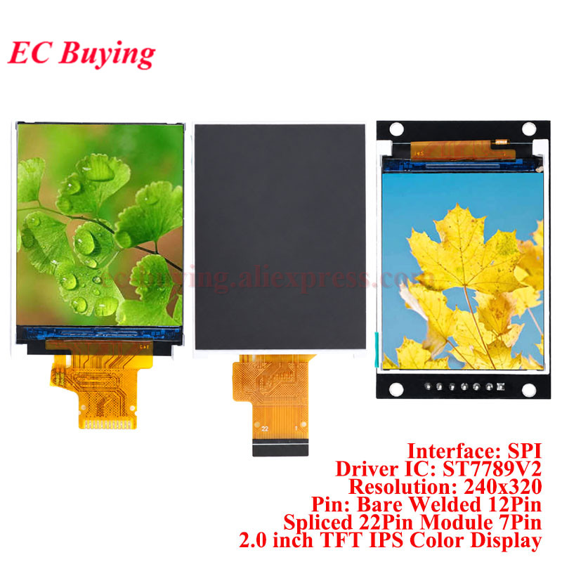 2,0-дюймовый цветной ЖК-диспле – обзор и цена Tft Display 2.4