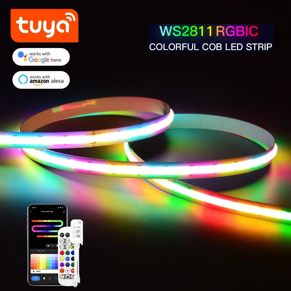 Smart TUYA WS2811 RGB IC Dream – обзор и цена Ws2812B Strip 5V
